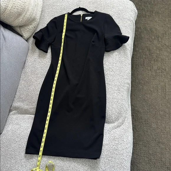 CK Short Ruffle Sleeve LBD - Picture 6 of 7